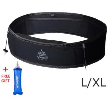 AONIJIE Running Waist Belt with Soft Flask and Phone Holder