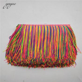 Élégance Frange Colorée 5m – Lot Unique, Dentelle Couture, Accessoire de Troupe