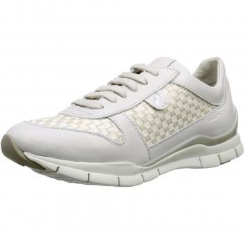 Geox Donna, Sneakers, D Sukie A, Bianco, 36