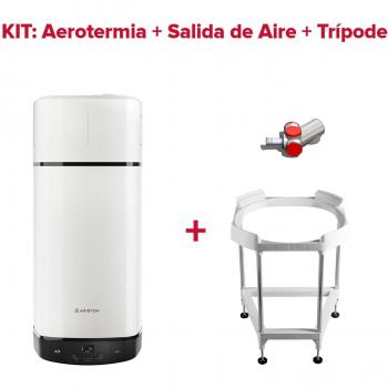 Aerotermia + WiFi: Nuos Plus S2 150L, Salida de Aire, Tripode, Cl. Energética A+
