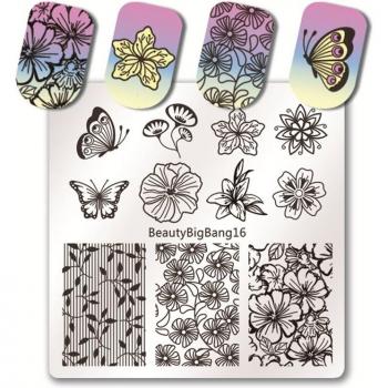 Plantillas decorativas para uñas BeautyBigBang