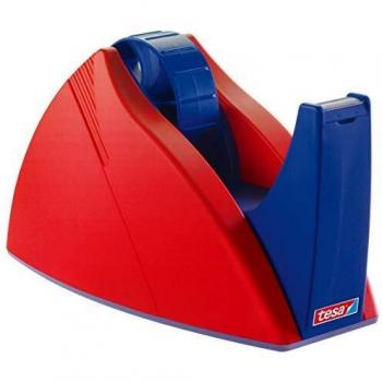 Tesa Easy Cut® Tape Dispenser, Red/Blue
