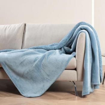 Dicke Flanell Sofadecke XXL
