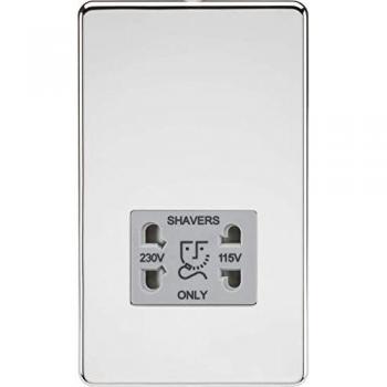 Dual Voltage Shaver Socket