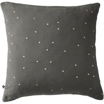 Taie d'oreiller Pois Doré Gaïa Chic 50 x 70 cm