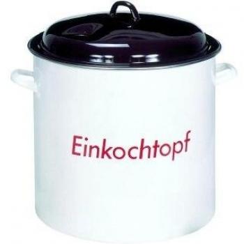 KARL KRÜGER Einkocher 28 L, emailliert, Ø 35 cm, Weiß