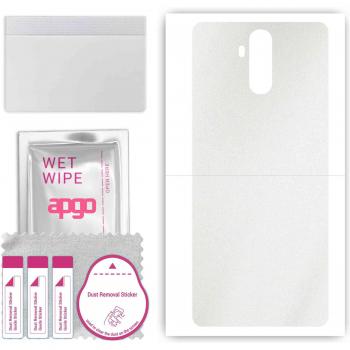Funda de piel APGO para la parte trasera del Oukitel K6 – Película, Foil y Vinilo, Acabado Mate Transparente