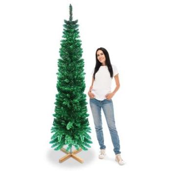 Albero di Natale Slim 64 cm x 210 cm con 470 rami