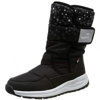 KangaROOS K-Fluff RTX, Stivali da Neve Unisex, Nero