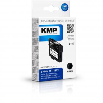 KMP Druckerpatrone ersetzt Epson 16, T1621 Kompatibel Schwarz E154 1621
