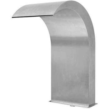 Fontana Decorativa per Piscina in Acciaio Inossidabile 45x30x65 cm