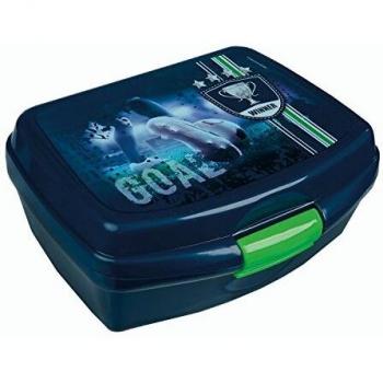 Blaues Football‑Cup Brotdosen-Set – Modell FCPR9901, 13 × 17 × 6 cm
