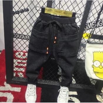 Children's Cartoon Embroidered Harem Trousers 2-6 Years