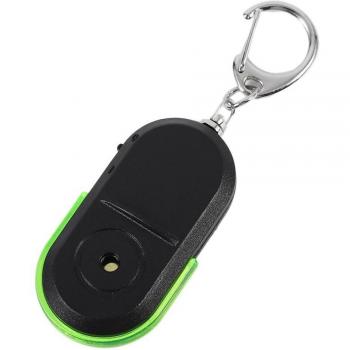 LED Light Key Finder with Whistle Sound and Anti-Lost Alarm