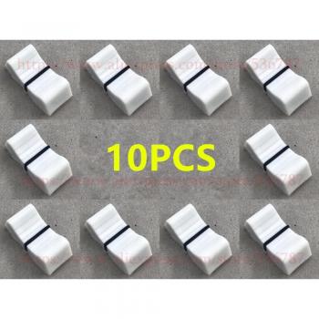 White Fader Slider Knobs