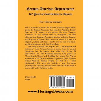 German-American Achievements: 400 Years of Contributions to America