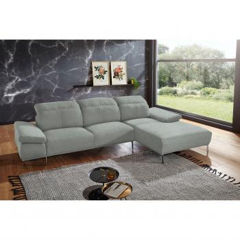 Bequemes Ecksofa W.SCHILLIG Levi, inklusive Kopfstützenverstellung
