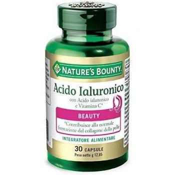 Nature's Bounty Acido Ialuronico Integratore Bellezza Pelle 30 Capsule