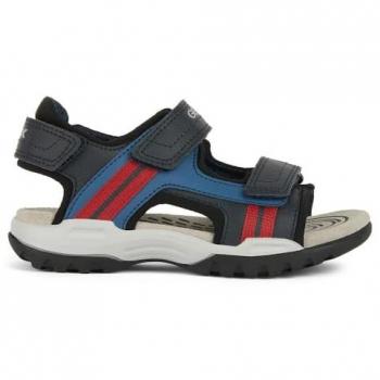 Sandalia Geox Borealis J450RA para Niños y Bebés, color Azul Marino/Rojo, talla 35 EU