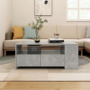 VidaXL Concrete Grey Coffee Table 102x55x42 cm Engineered Wood