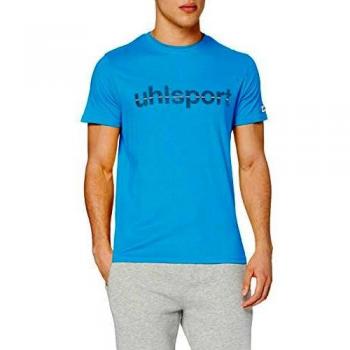 Cyanes Herren‑T-Shirt Essential Promo von UHLSPORT – XL