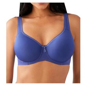 Underwire Spaced T-Shirt Bra, Wacoal Skipper Blue – 40D