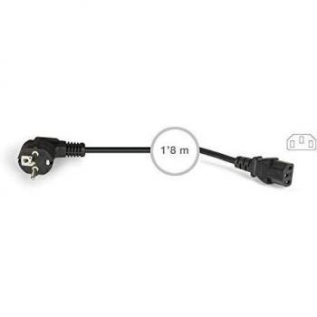 Fio elétrico Schuko (macho) para conector IEC C13 (hembra)