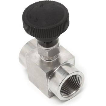 Vanne à aiguille filetage femelle 1/2 en acier inoxydable