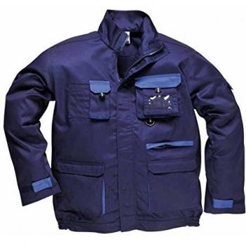 Veste Texo Travail Portwest Multiples Poches Détachable Bleu Marine M