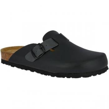 Lico Bioline Clog Soft Hausschuhe für Herren, Schwarz