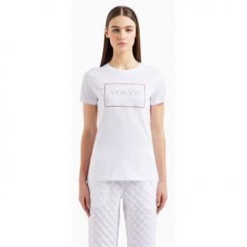 Armani Exchange T-shirt Donna Maniche Corte 3DYT59 Optic White XS