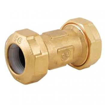 Jonction en laiton pour tuyaux PE diamètre 63 mm