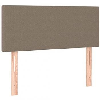 Vidaxl Kopfteil LED Taupe 90x5x78/88 cm Stoff