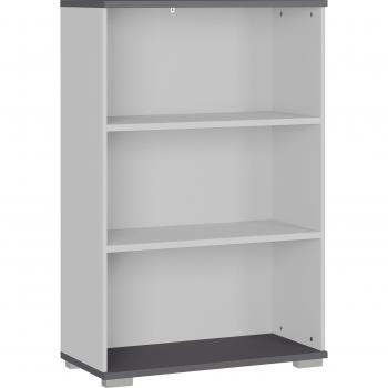 GERMANIA Aktenregal »GW-Profi 3.0 Aktenregal«, mit ABS-Kanten Lichtgrau/Graphit B/H/T: 80 cm x 123 cm x 40 cm