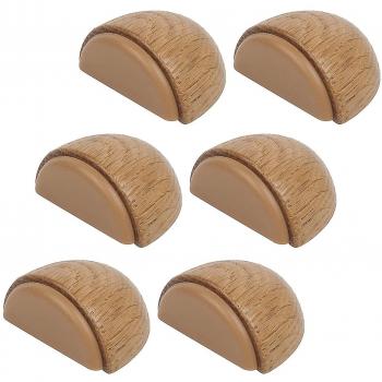 Kit 6 bouchons de porte en bois massif – chêne