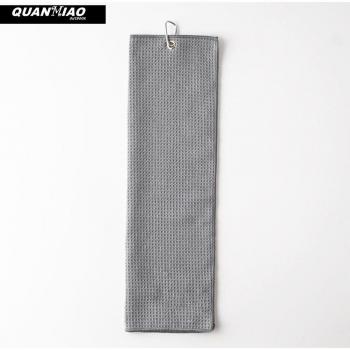 TeeBuddy Golf Cleaning Towel – Waffle Cotton, Carabiner & Hook Pack