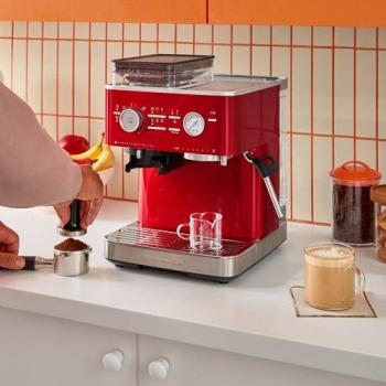Red Candy Apple KitchenAid 5KES6551BCA Bean‑to‑Cup Espresso System