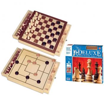 Deluxe Dama Tria Scacchi