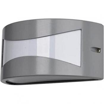 Applique Esterno Grigio 1XE27 IP44 13x25x12 Cm