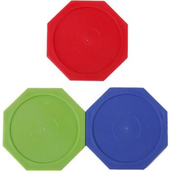 Bunte Pucks für Tischspiel