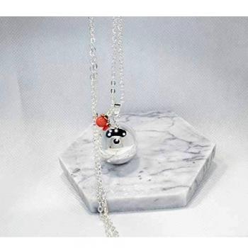 Pendentif de Grossesse Quartz Rose 20 mm Création Française