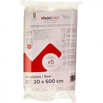 ACO1066 ROTOLI SOTTOVUOTO 20CMX6MT 2PZ S/BANDA FLAEM NUOVA