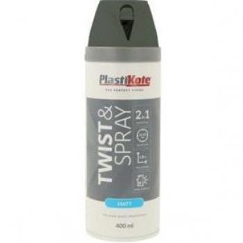 PlastiKote PKT23123 Twist & Spray Matt 400ml Blue Steel