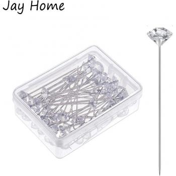 100Pcs Pearl Head Crystal Pins for Corsage