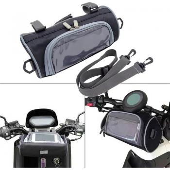 Motorbike Saddlebag with Phone Holder