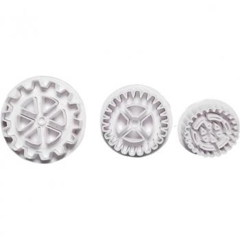Gear Design Cookie Cutters for Baking