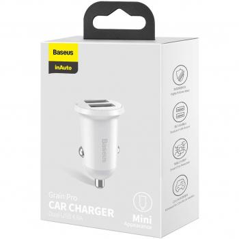 Baseus Grain Pro cargador de coche 2X USB