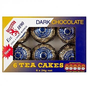 Tunnock’s Dark Chocolate Sandwich Cookies, 48g Total