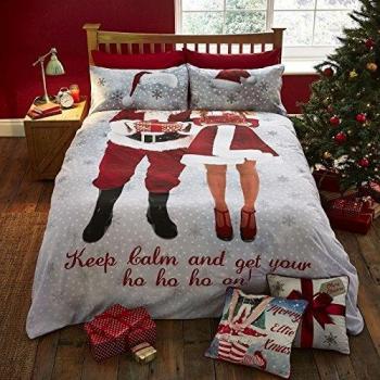 Catherine Lansfield Selfie Santa EasyCare Premium King Duvet Set