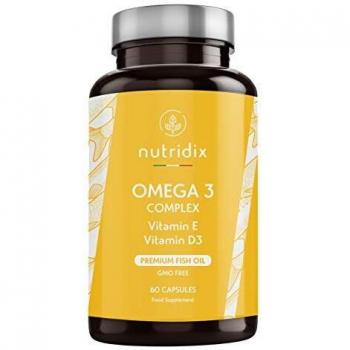Omega 3 Olio di Pesce Alta Concentrazione 60 Capsule